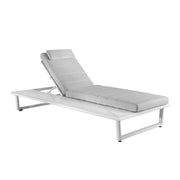 Chaise longue élégante en aluminium | LIGNART