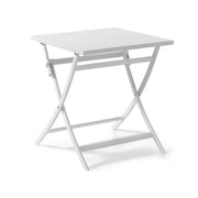 Table de jardin en teck et aluminium - Style moderne