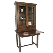 Bibliothèque Bureau Élégante en Bois Massif | LIGNART