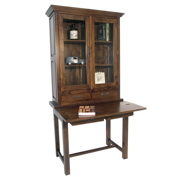 Bibliothèque Bureau Élégante en Bois Massif | LIGNART