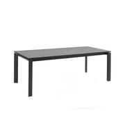 Table de jardin en aluminium et céramique - Style contemporain