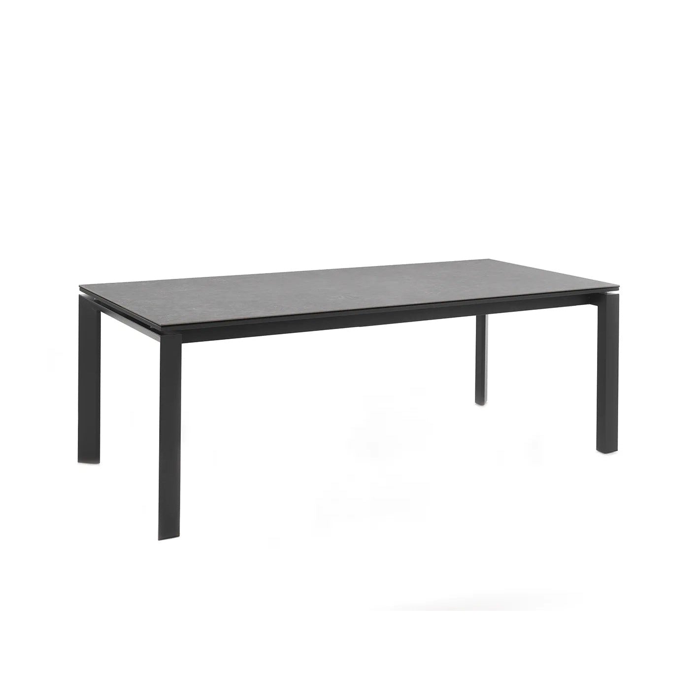 Table de jardin en aluminium et céramique - Style contemporain