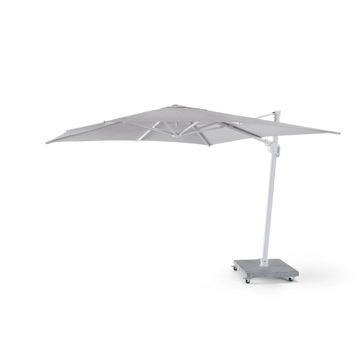 Parasol élégant en gris et blanc - Style lignart