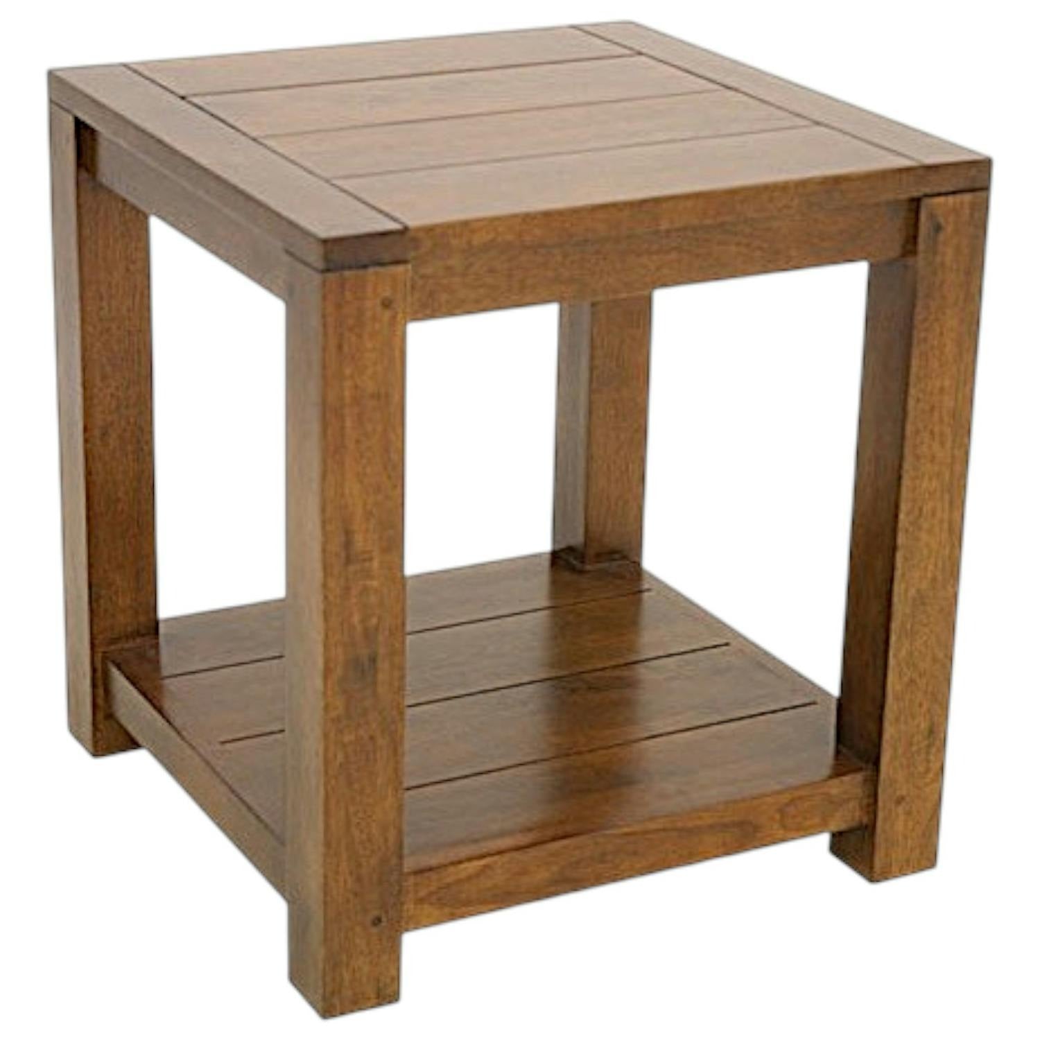 Bouts de canapé Moderne en Bois Massif 50x55cm | LIGNART