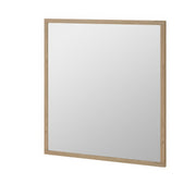 Miroir carré en chêne clair 100cm | Chêne LIGNART