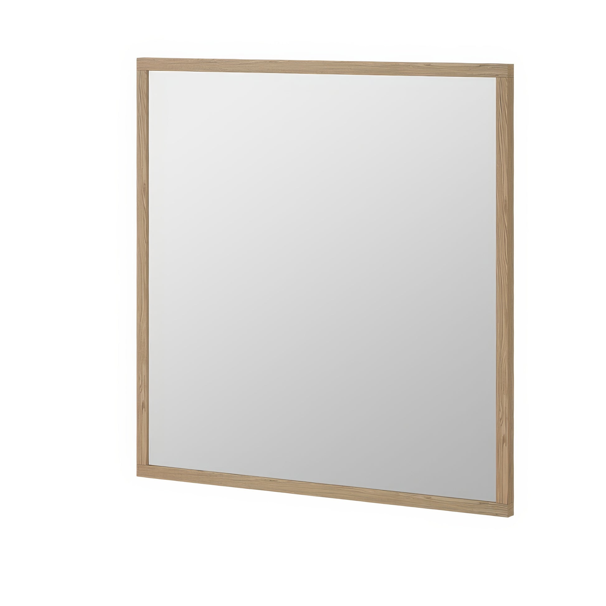 Miroir carré en chêne clair 100cm | Chêne LIGNART