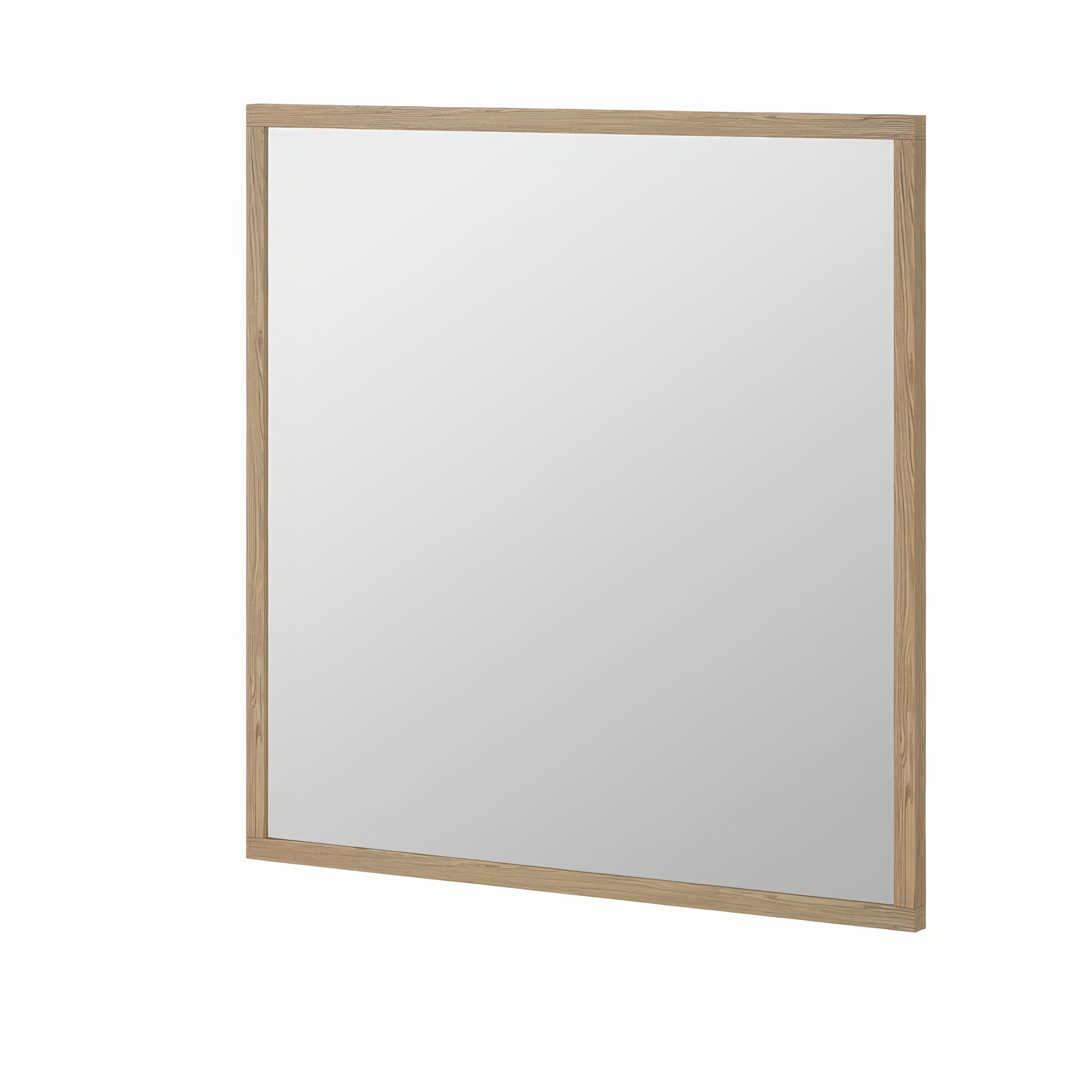 Miroir carré en chêne clair 100cm | Chêne LIGNART
