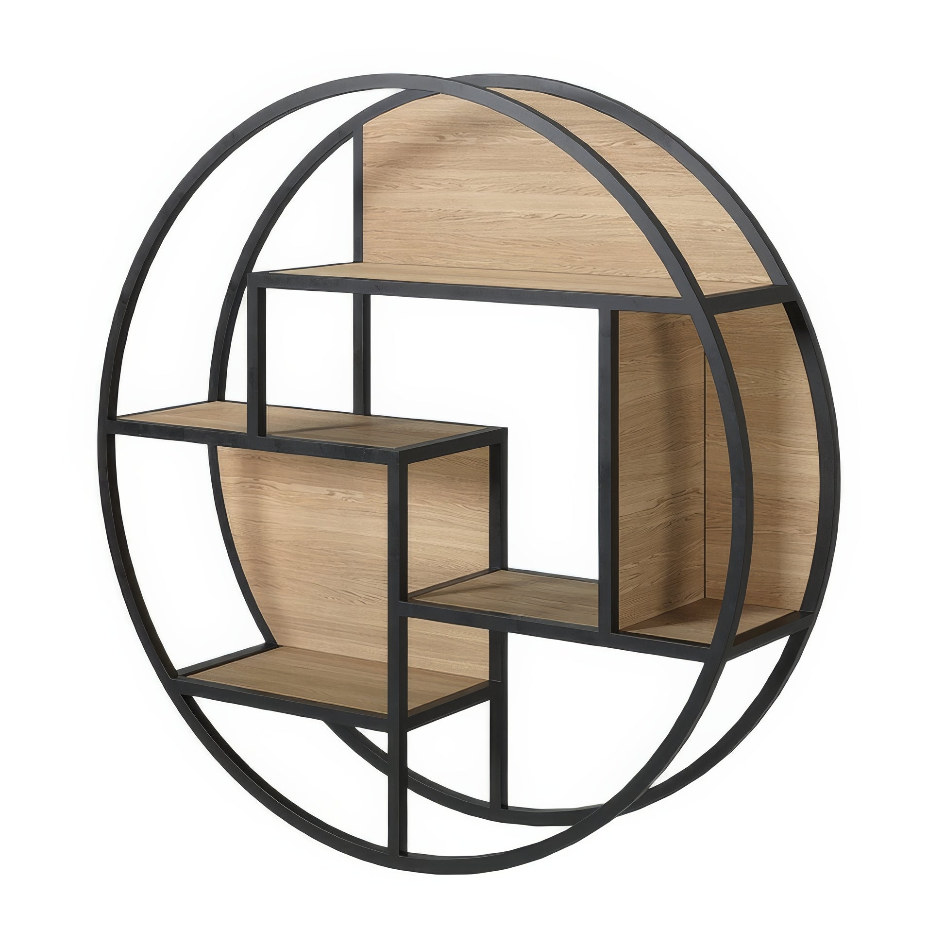 Étagère ronde design mural | Chêne LIGNART