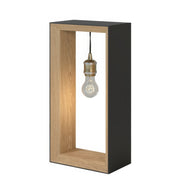 Lampe de Table Design Chêne Massif Noir | Chêne LIGNART