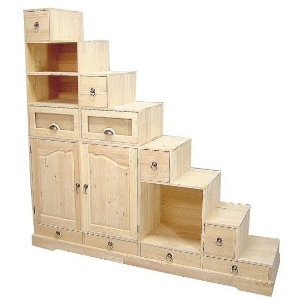 Bibliothèque Épurée en Bois Massif | LIGNART
