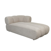 Canapé Méridienne Droite New York Bouclé Sable  | Pole to Pole – Beige