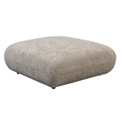 Pouf Amsterdam Glyphes Blancs  | Pole to Pole – Latte