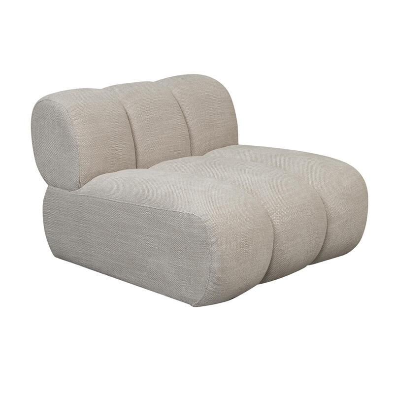 Canapé Élément Central New York Bouclé Sable  | Pole to Pole – Beige
