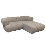 Canapé 2.5 Places New York Right Lounge Bouclé Sable  | Pole to Pole – Bouclé Sable