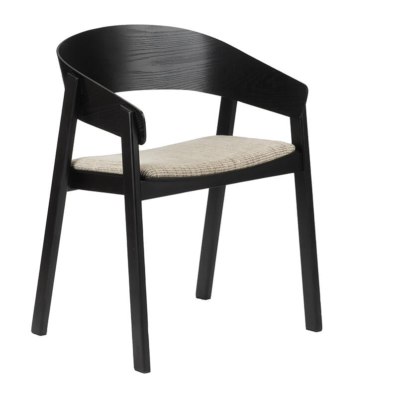 Edo Wooden Armchair Black  | Pole to Pole – Black