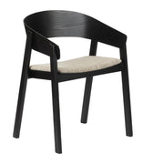 Edo Wooden Armchair Reddish  | Pole to Pole – Black