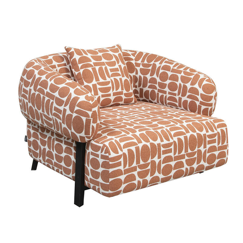 Fauteuil Lounge Kathmandu Amon Terracotta  | Pole to Pole – Amon Terracotta