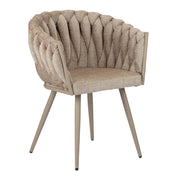 Wave Chair Beige  | Pole to Pole – Cream