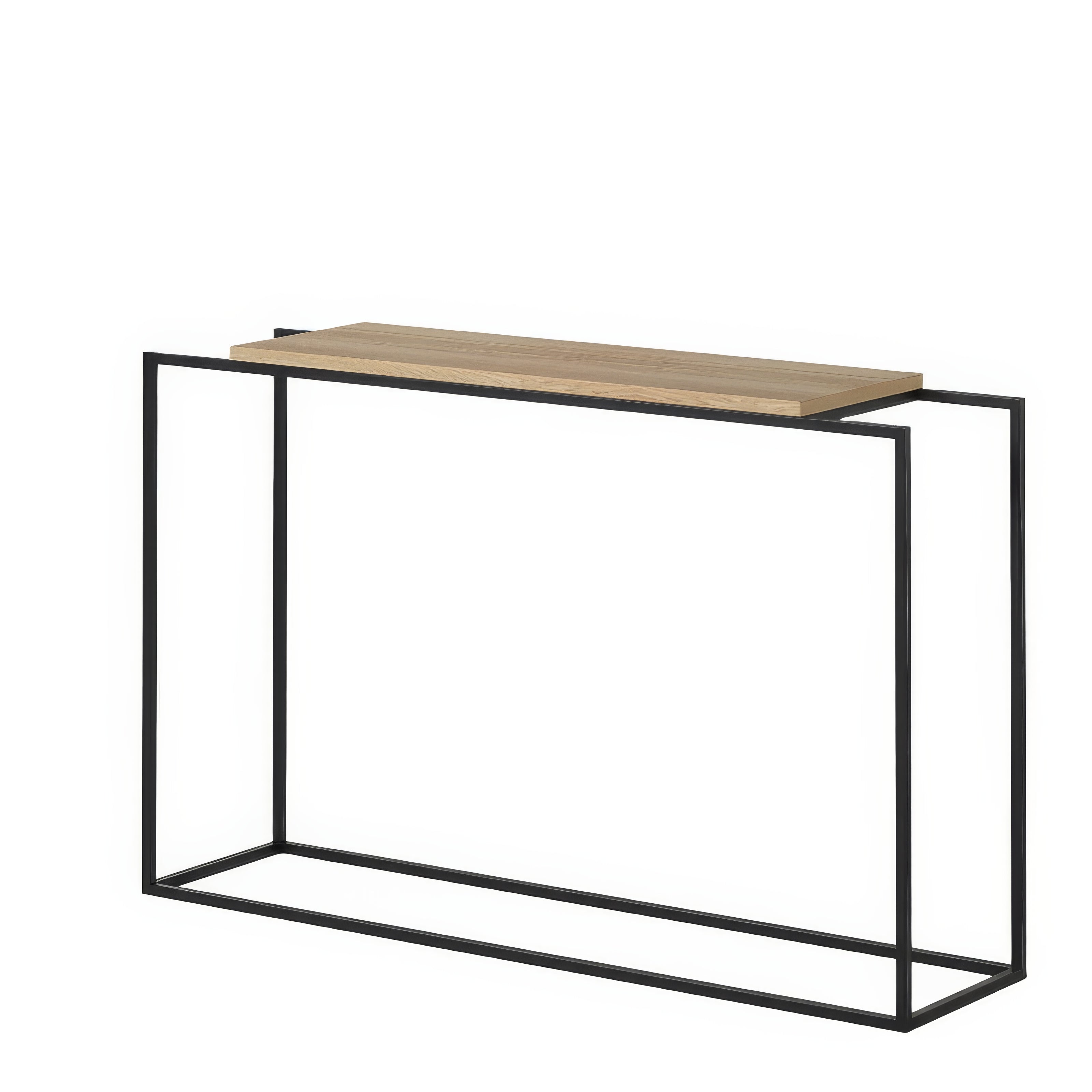 Console Chêne Massif et Métal Noir | Chêne LIGNART