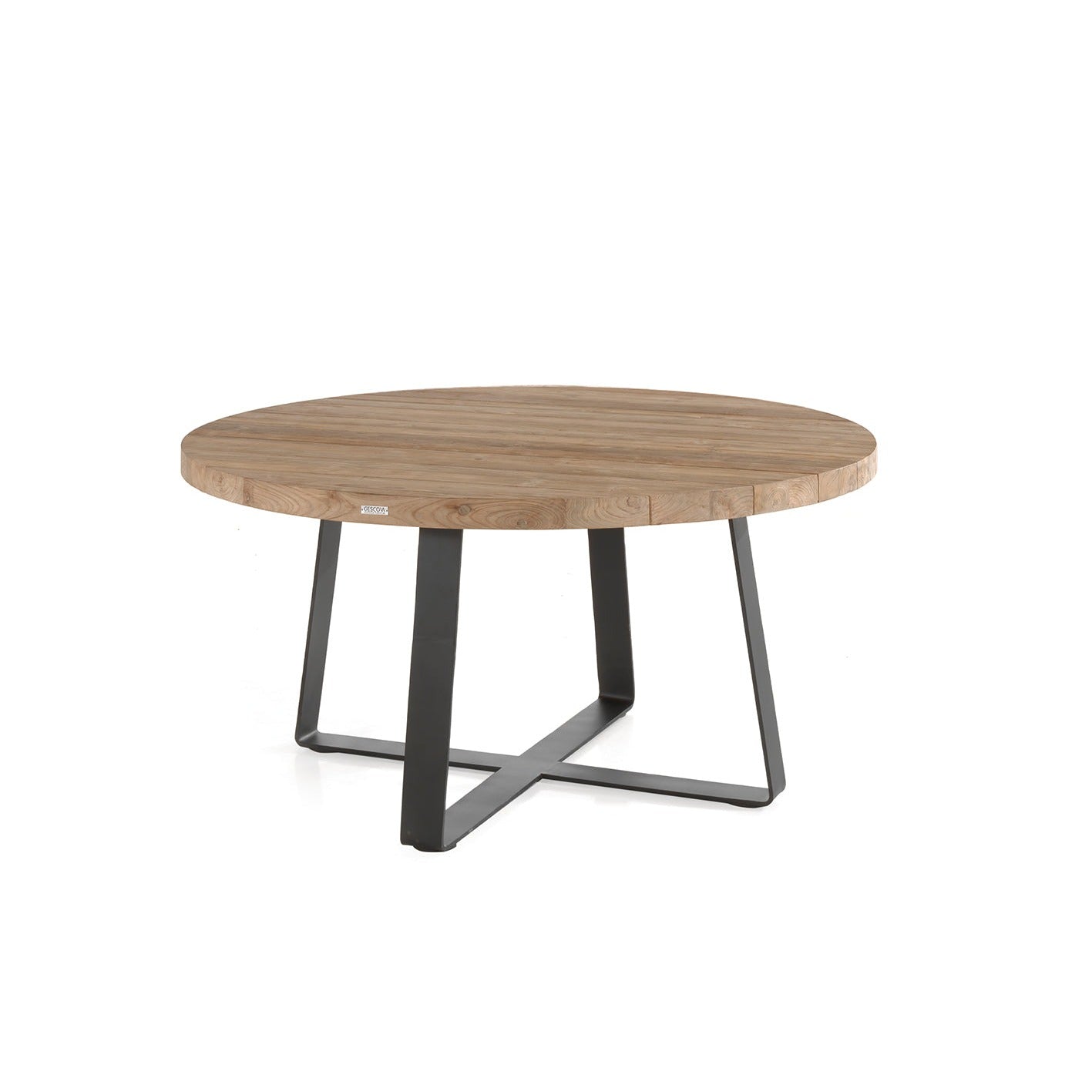 Table de jardin en teck recyclé - Style moderne