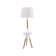 Éclat Naturel | Lampe Trépied avec Tablette Intégrée | LIGNART - Style scandinave