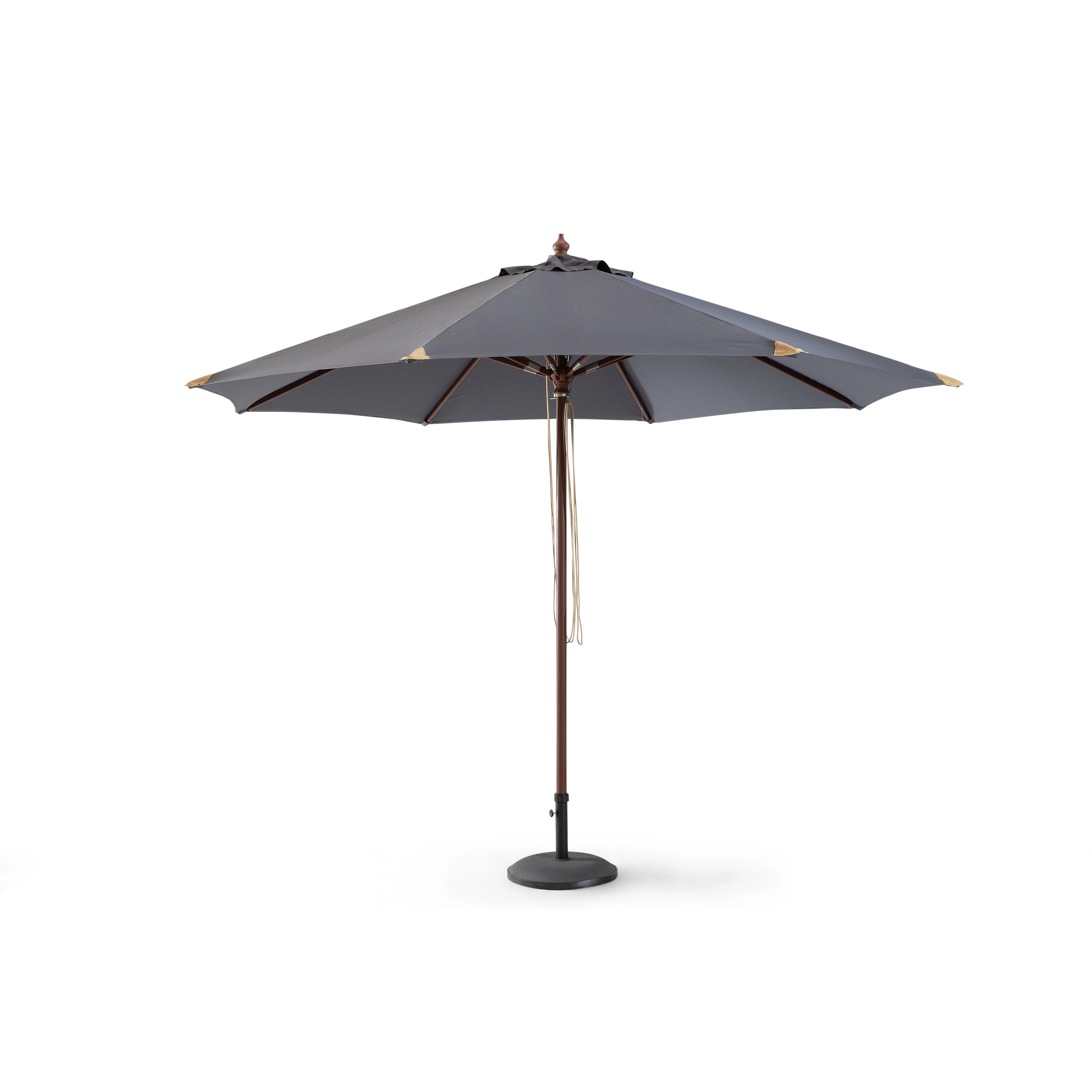 Parasol en bois gris élégant - Style parasol