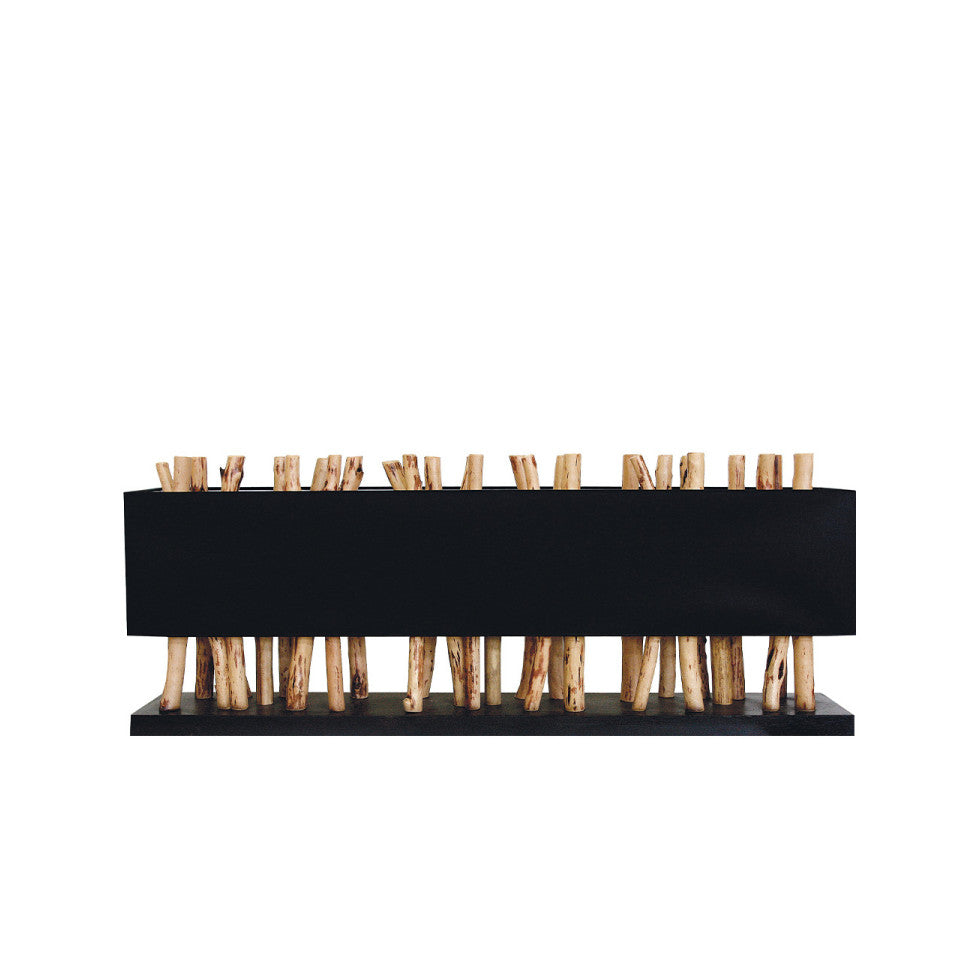 Élégance Végétale Noire | LIGNART - Style minimaliste
