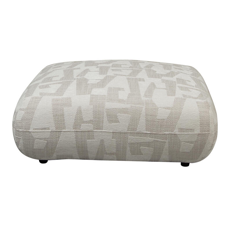 Pouf Amsterdam Latte  | Pole to Pole – Glyphes Blancs