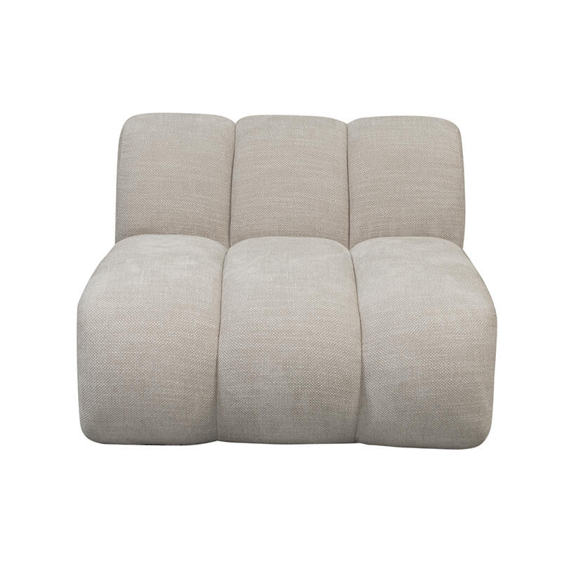 Canapé Élément Central New York Bouclé Sable  | Pole to Pole – Beige