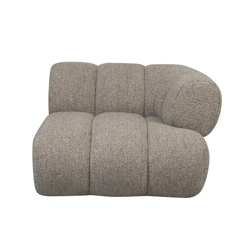 Canapé New York Avec Accoudoir Droit Beige  | Pole to Pole – Bouclé Sable