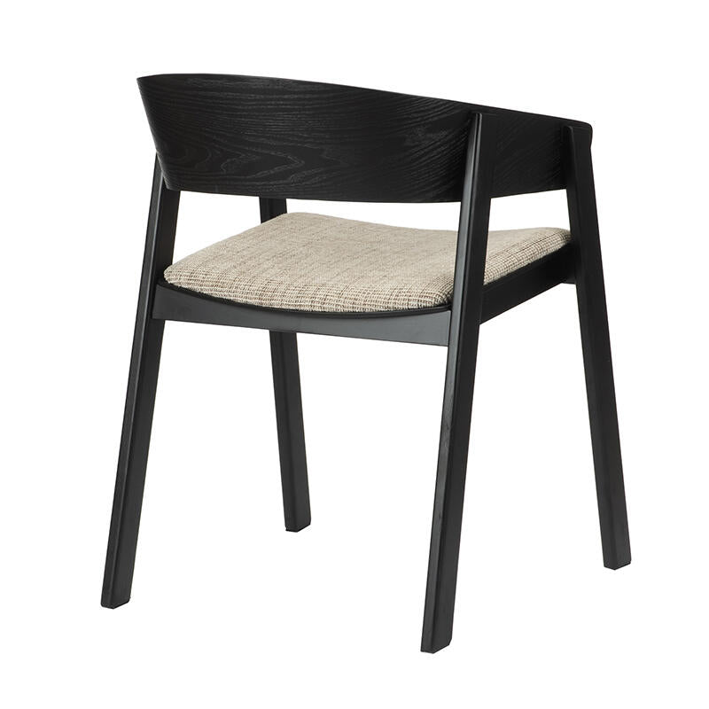 Edo Wooden Armchair Black  | Pole to Pole – Black