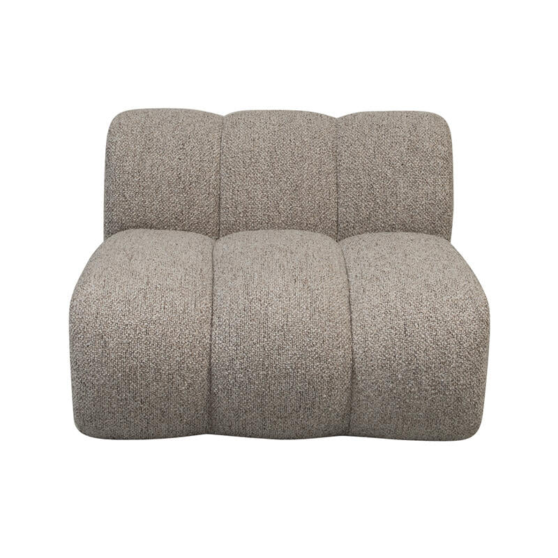 Canapé Élément Central New York Beige  | Pole to Pole – Bouclé Sable