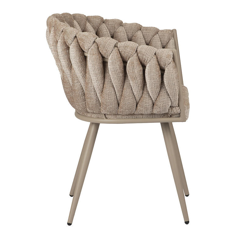 Wave Chair Beige  | Pole to Pole – Cream