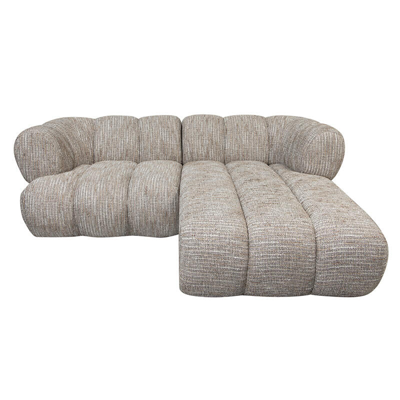 Canapé 2.5 Places New York Right Lounge Bouclé Sable  | Pole to Pole – Coco
