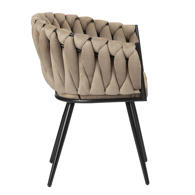 Wave Chair Caramel  | Pole to Pole – Sand White