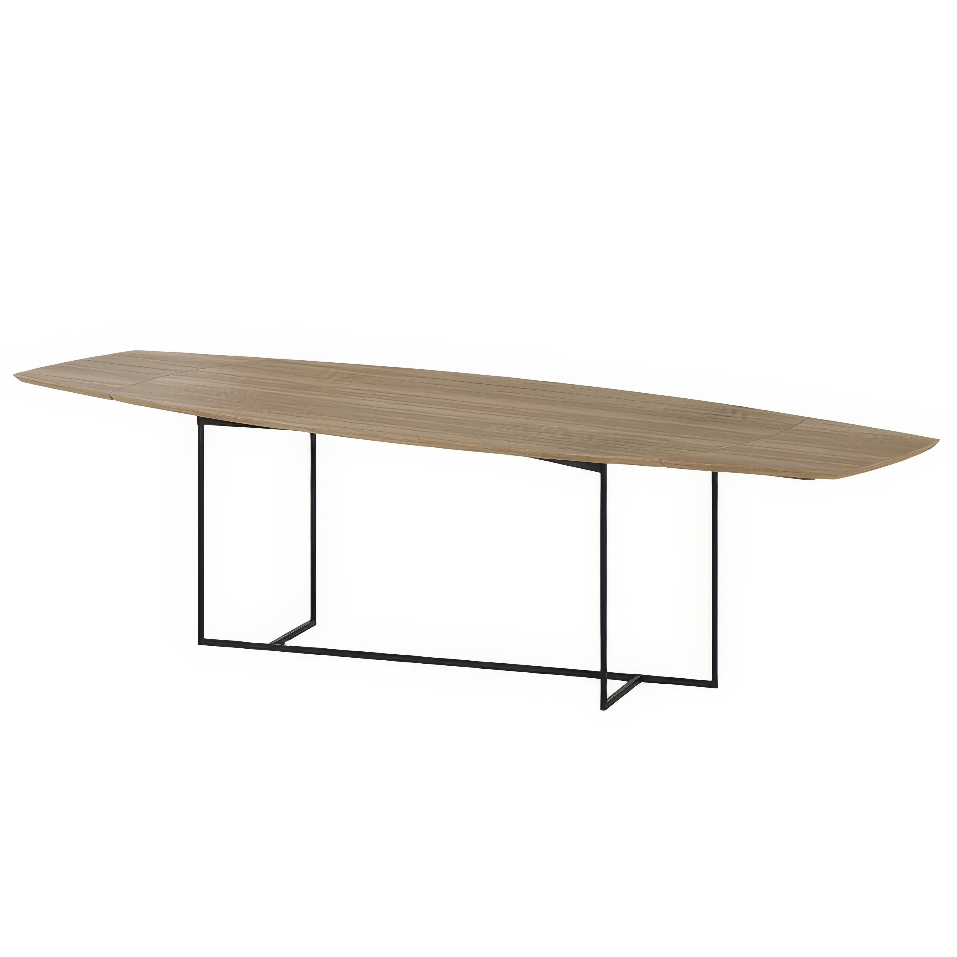 Table à manger chêne massif pieds métal | Chêne LIGNART