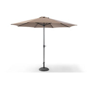 Parasol taupe élégant pour jardin - Style parasol