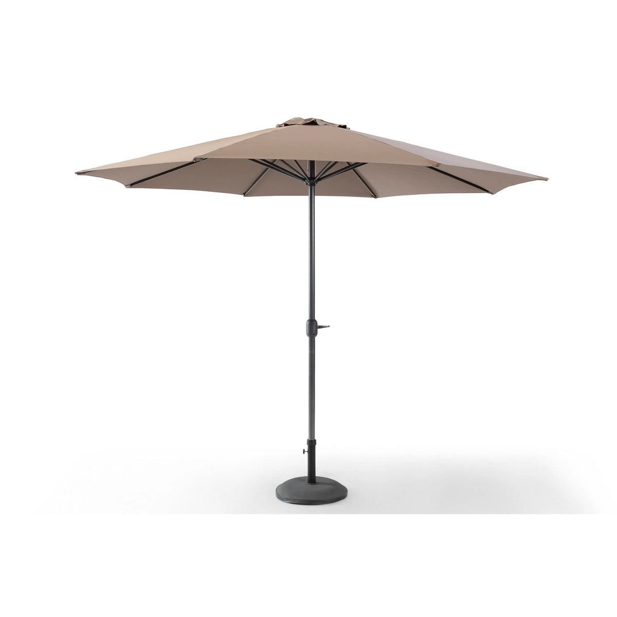 Parasol taupe élégant pour jardin - Style parasol
