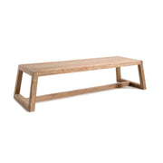 Table de jardin en teck recyclé - Style écologique