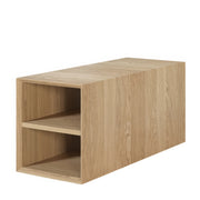 Console Basse Rangement Chêne Clair | Chêne LIGNART
