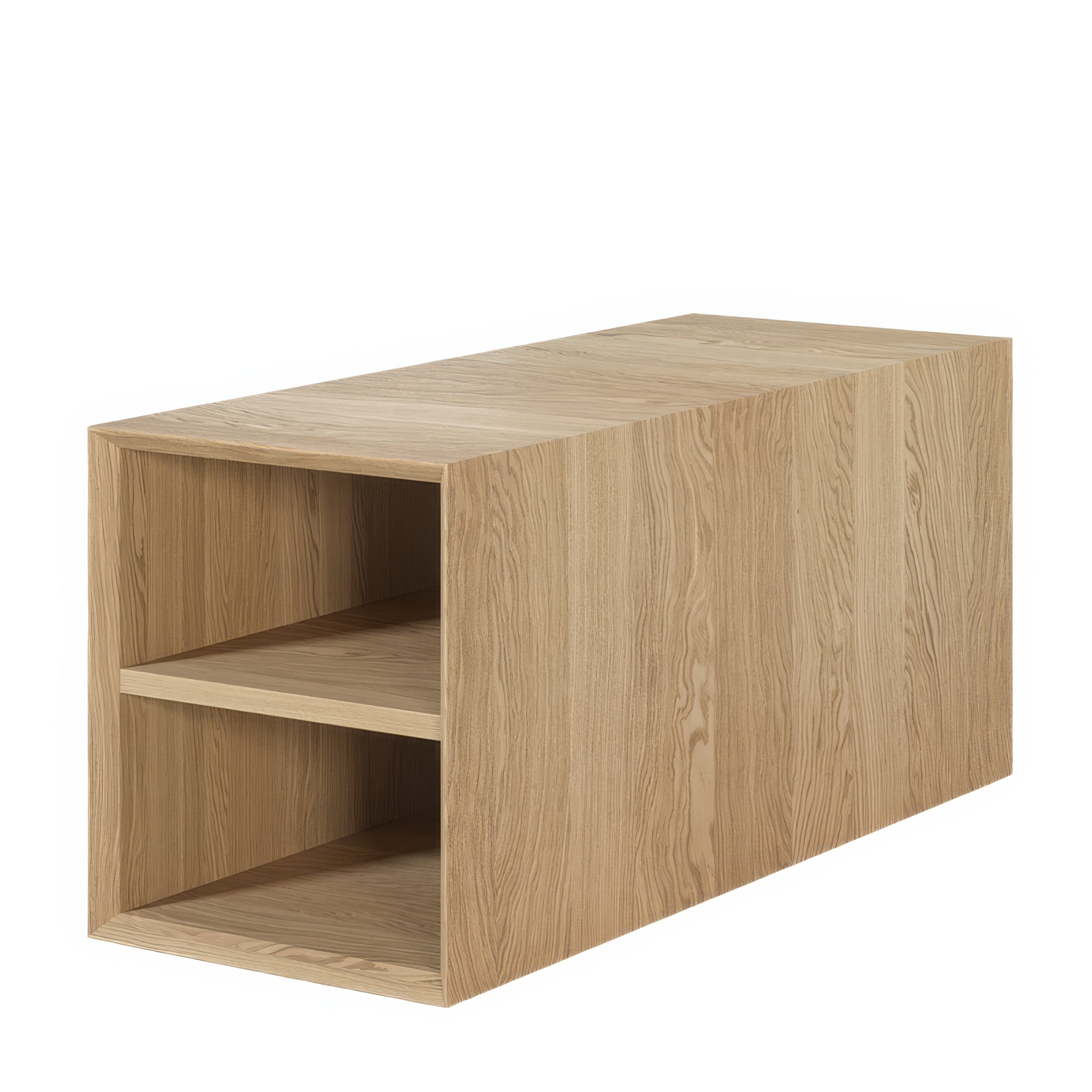 Console Basse Rangement Chêne Clair | Chêne LIGNART