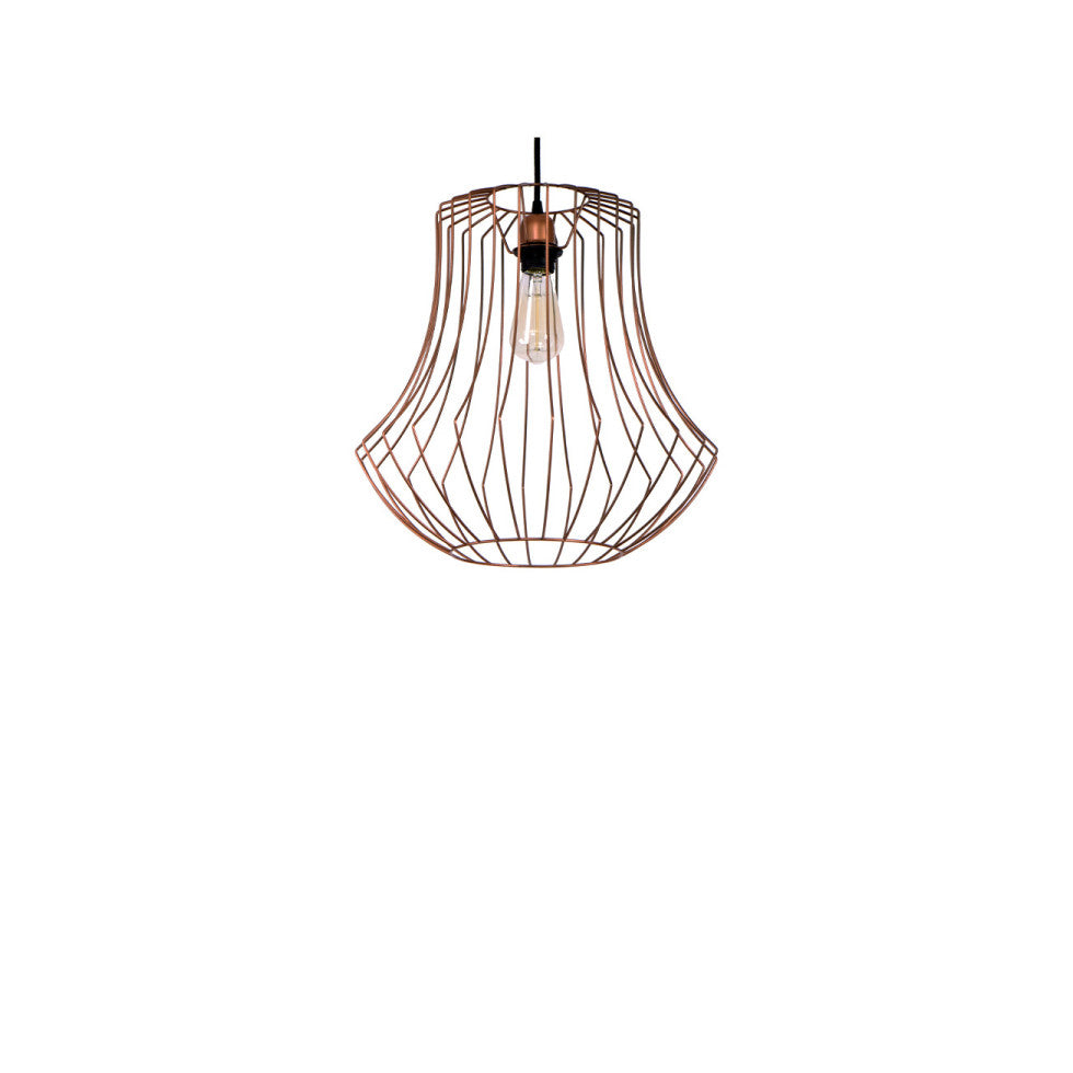 Lumière Sculpturale Cuivrée Aérienne | LIGNART - Style contemporain