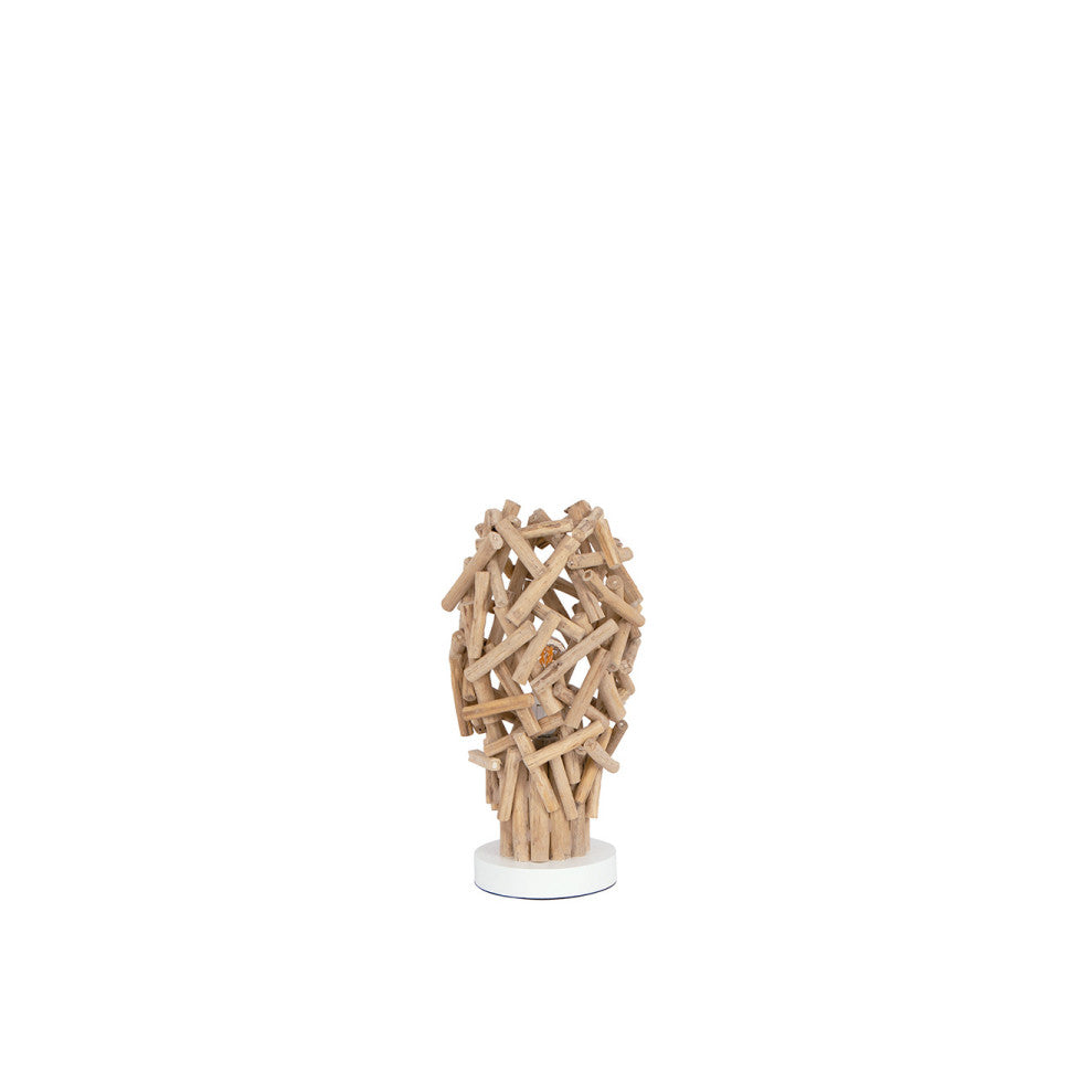 Sculpture Lumineuse en Bois Clair | LIGNART - Style épuré