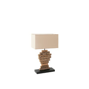 Sérénité Boisée | Lampe de Table Authentique | LIGNART - Style organique naturel