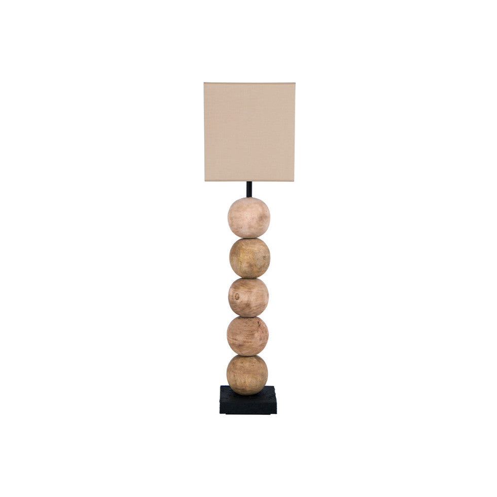 Lampadaire Harmonie Lumineuse Boisée | LIGNART - Style organique contemporain