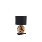 Éclat Boisé Nuit | Lampe de Table Design | LIGNART - Style contemporain