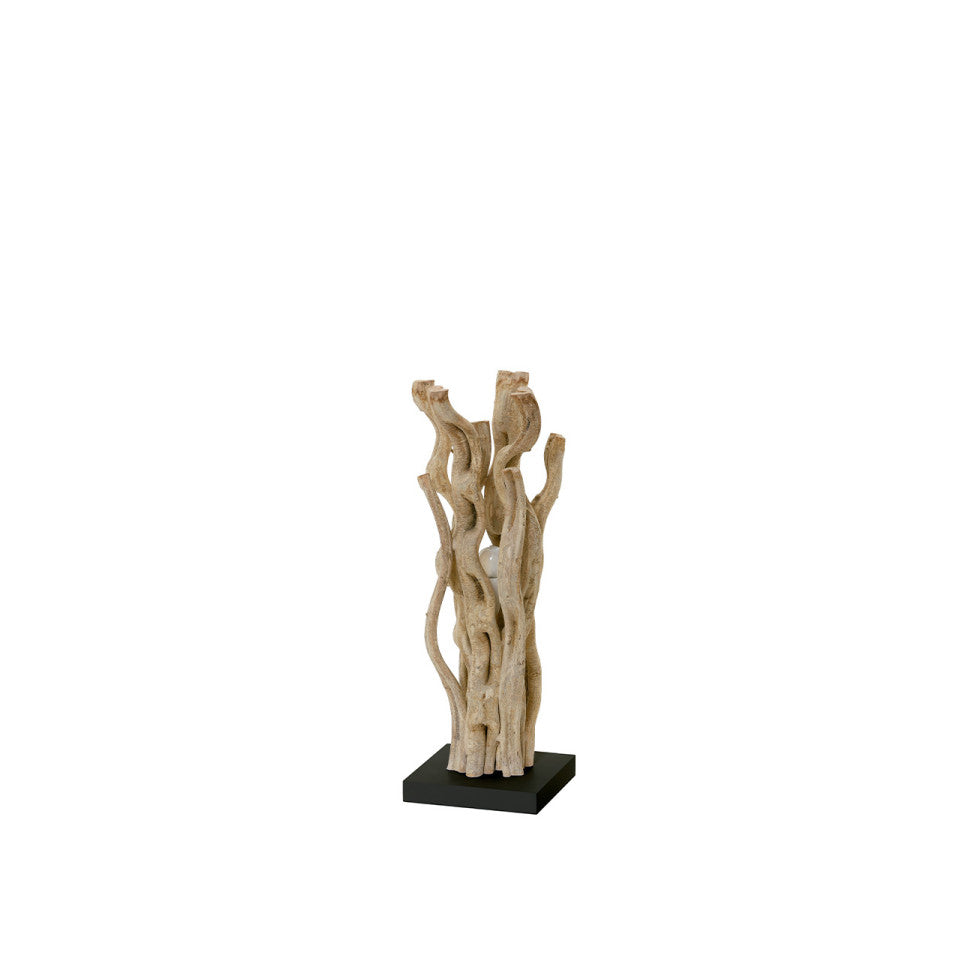 Sculpture Lumineuse en Bois Clair | LIGNART - Style naturel