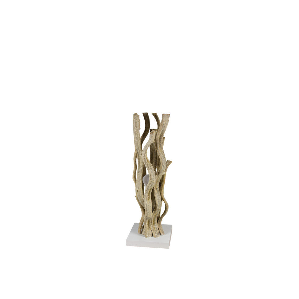 Sculpture Lumineuse en Bois Clair | LIGNART - Style naturel