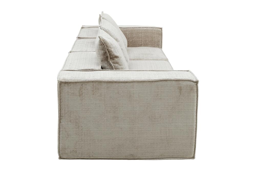 Boneless Sofa Nomad Three Seater Cream  | Pole to Pole – Crème
