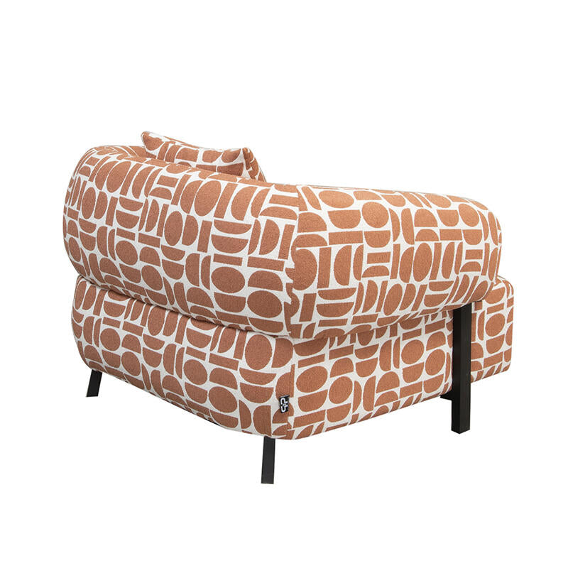 Fauteuil Lounge Kathmandu Amon Terracotta  | Pole to Pole – Amon Terracotta